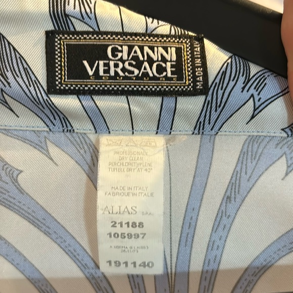 Men’s silk Gianni’s Versace shirt authentic purchased when Versace was alive
